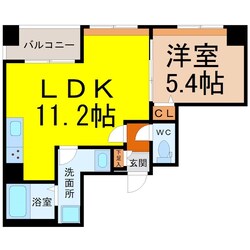 リュミアン堀田テラスの物件間取画像